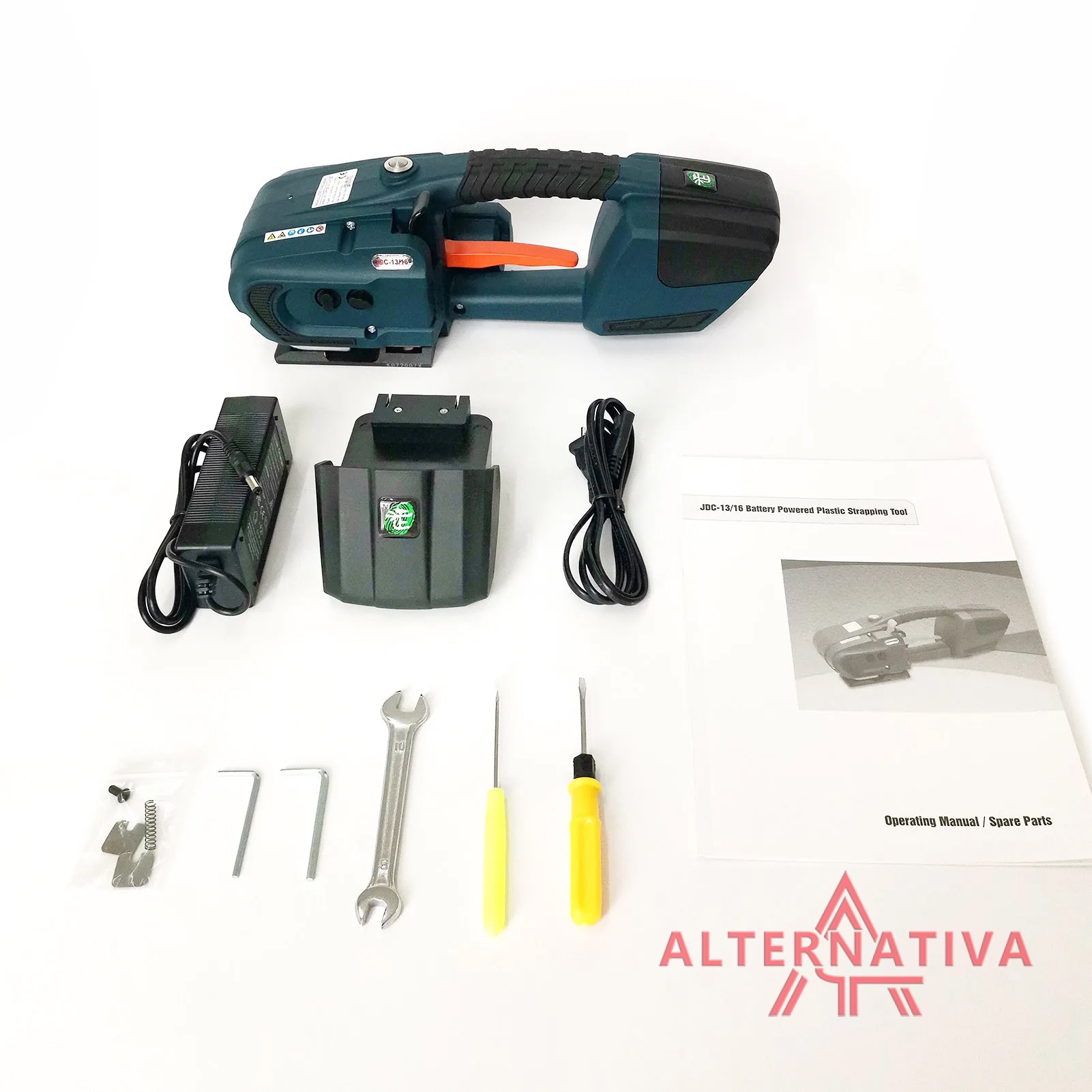 jdc-16-6 JDC-16 стреппинг инструмент аккумуляторный для обвязки PET и РР лентами — изображение 6