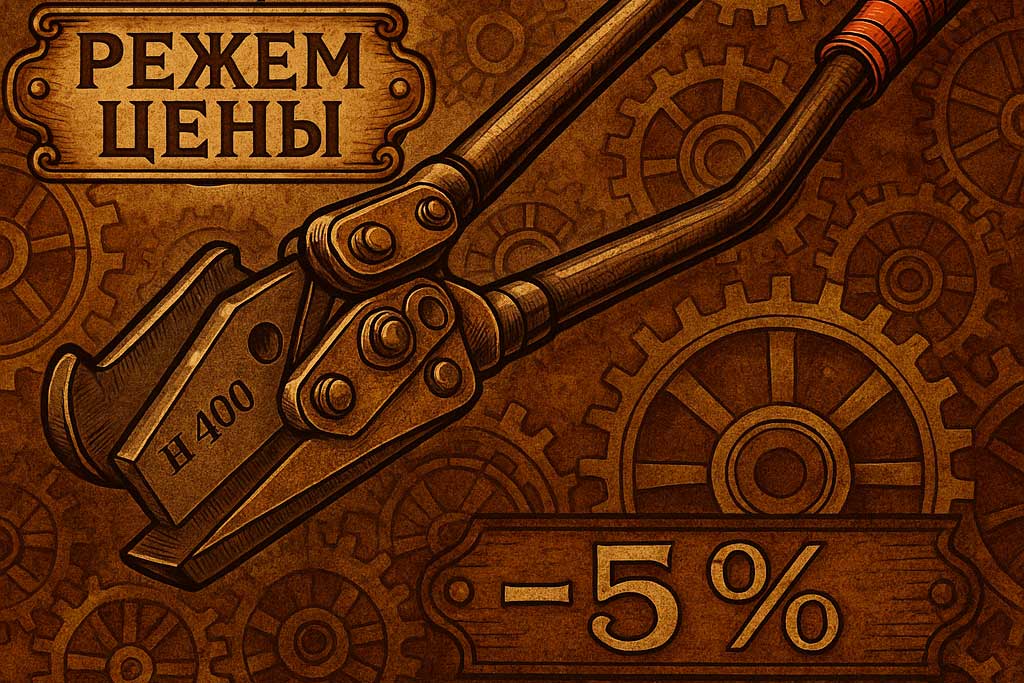 Снижаем цену на ножницы Н-400 — минус 5% 19.05 Metaltape 1 1
